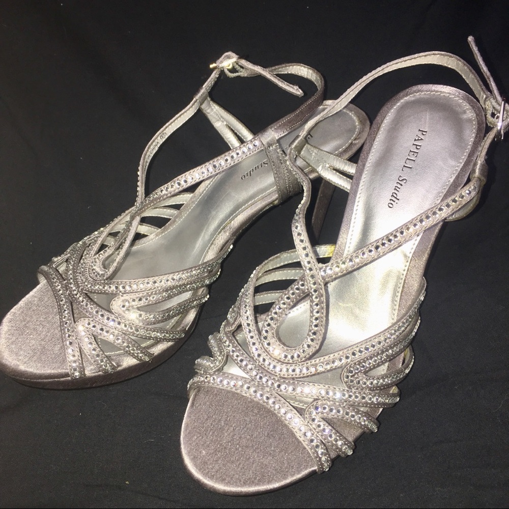 Brand new silver dancing shoes!!!